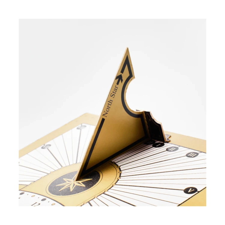 Podwójny zegar słoneczny - kartonowy zestaw do samodzielnego montażu