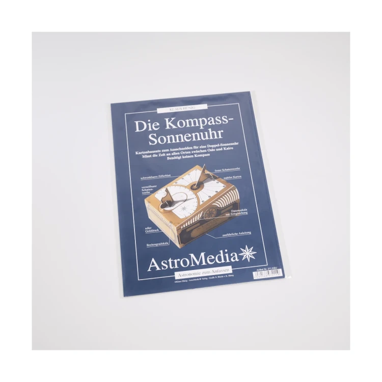 Podwójny zegar słoneczny - kartonowy zestaw do samodzielnego montażu