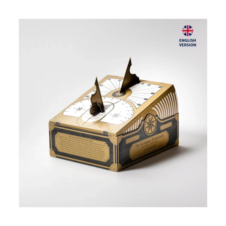 Podwójny zegar słoneczny - kartonowy zestaw do samodzielnego montażu