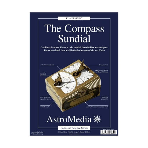 Podwójny zegar słoneczny - kartonowy zestaw do samodzielnego montażu