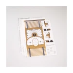 Podwójny zegar słoneczny - kartonowy zestaw do samodzielnego montażu