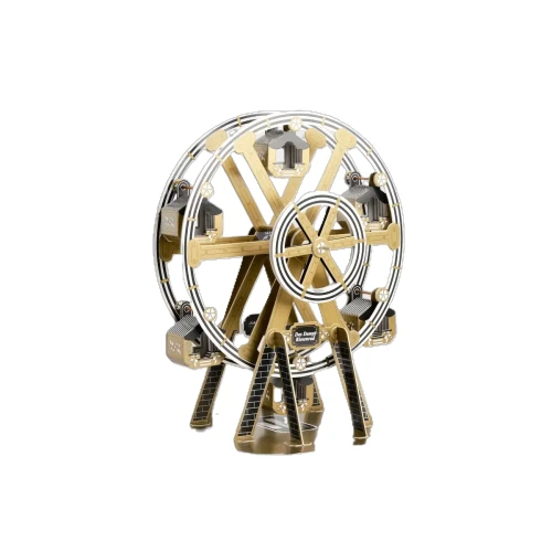 Duża karuzela z gondolami - kartonowy model do sklejania