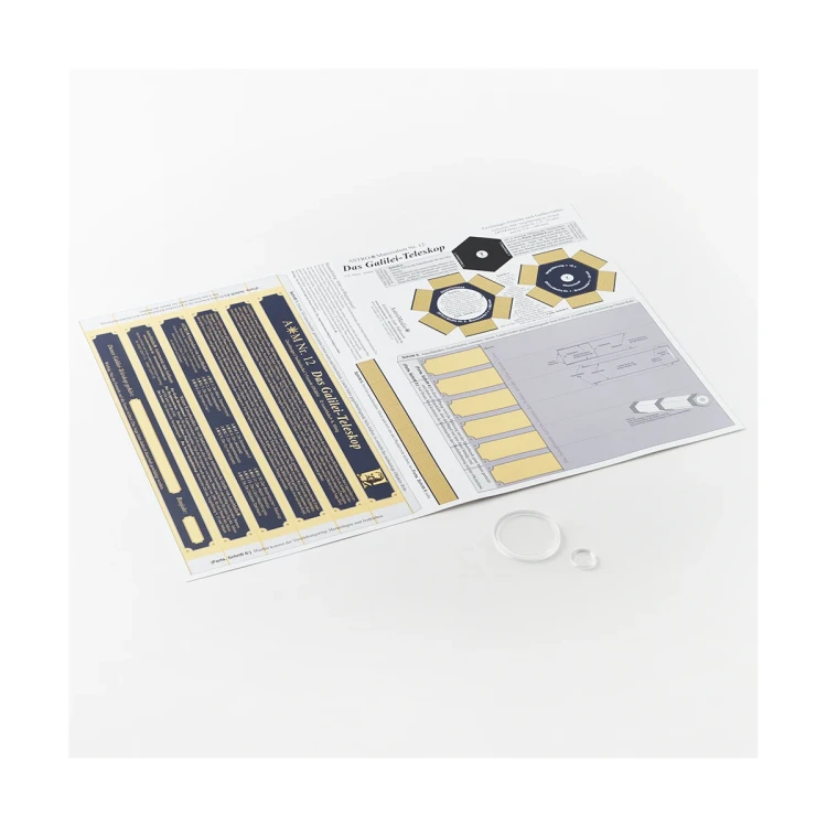 Luneta Galileusza (pow. 10x) - kartonowy zestaw do samodzielnego montażu