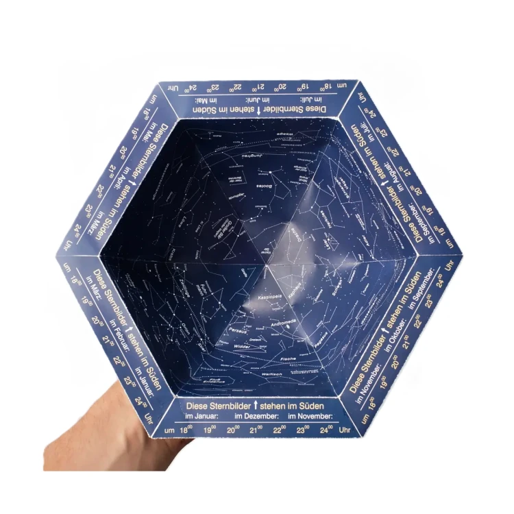 Przestrzenna mapa nieba (śr. 21 cm) do samodzielnego montażu