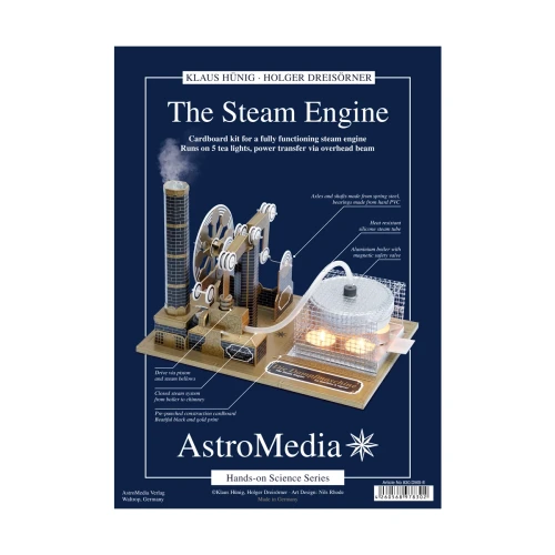 Maszyna parowa - ruchomy silnik parowy DIY