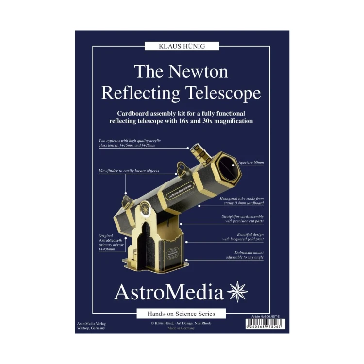 Model edukacyjny - Teleskop Newtona - zestaw do samodzielnego montażu