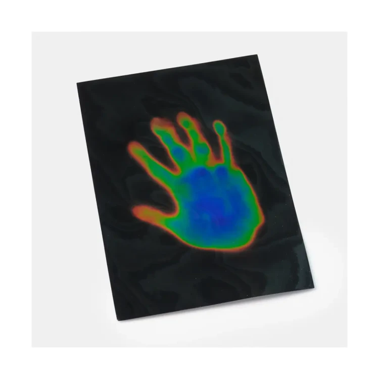 Mapa ciepła dłoni - Folia termoczuła samoprzylepna A4