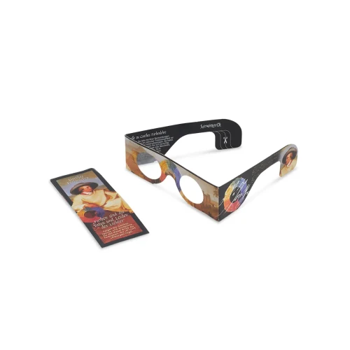 Okulary barwne "Goethe" z folią dyfrakcyjną