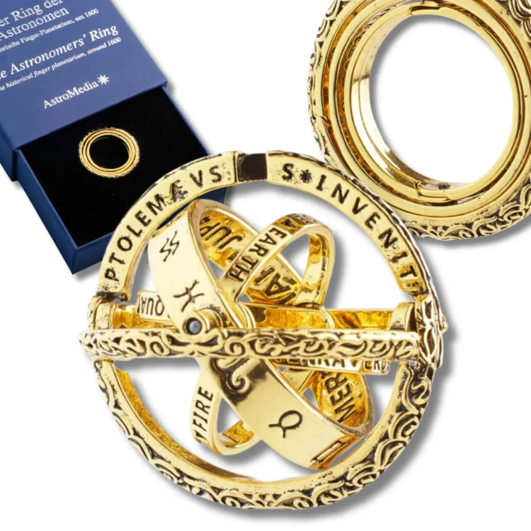 Pierścień Astronoma; mini sfera armilarna - prezent dla miłośnika astronomii