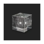 Masywny przycisk do papieru "Mysterium Cosmographicum" w ozdobnym pudełku