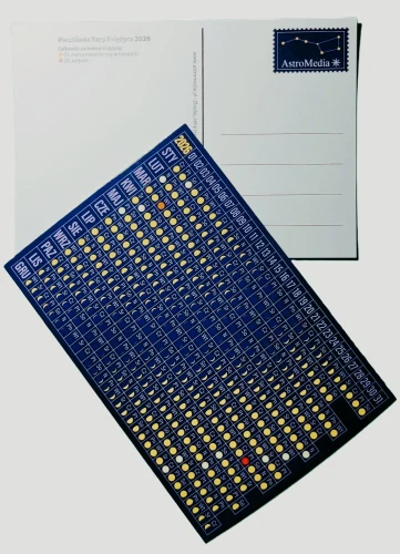 Pocztówka fazy księżyca 2026