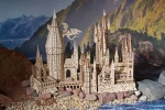 Zamek Hogwart drewniane puzzle 3d Ugears