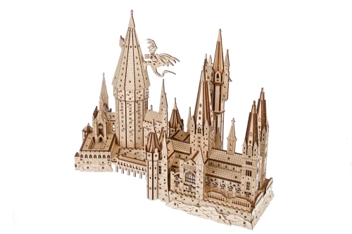 Zamek Hogwart drewniane puzzle 3d Ugears