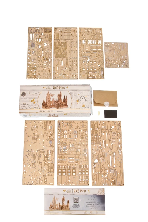 Zamek Hogwart drewniane puzzle 3d Ugears