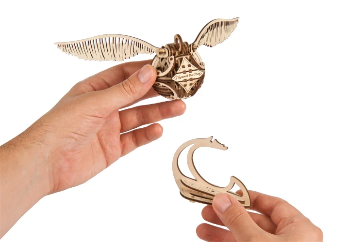 Złoty Znicz Harry Potter drewniane puzzle 3d Ugears