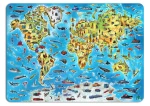 Puzzle 2d - Mapa świata do zamocowania na ścianie