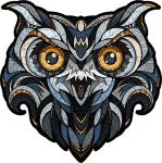 Puzzle 2d - Sowa - dekoracja ścienna