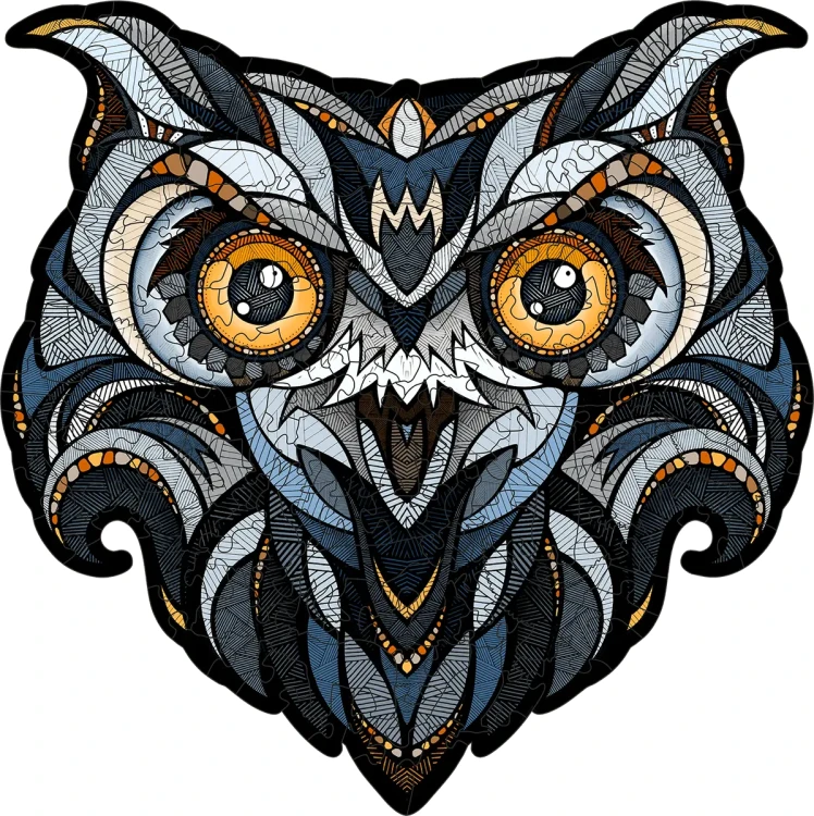 Puzzle 2d - Sowa - dekoracja ścienna