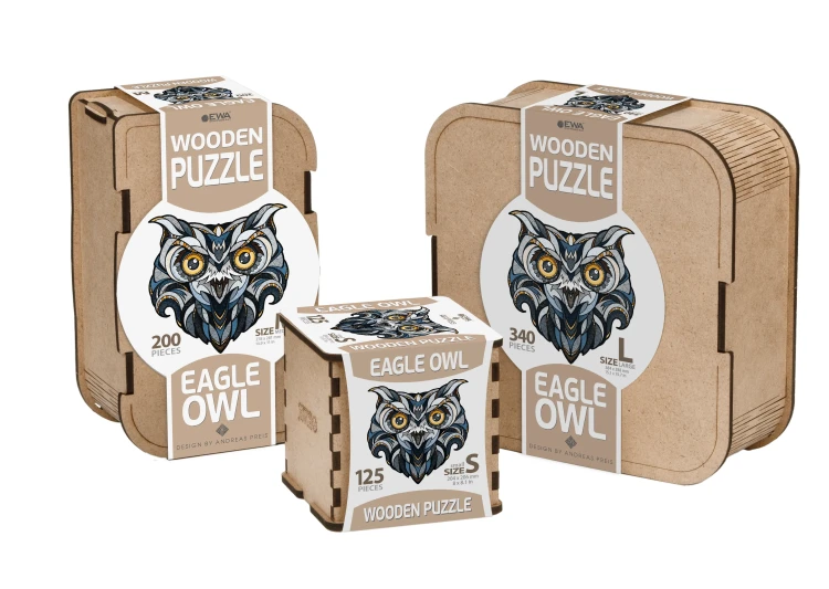 Puzzle 2d - Sowa - dekoracja ścienna