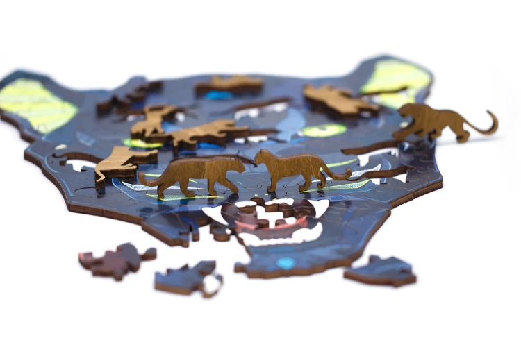 Puzzle 2d - Pantera - dekoracja ścienna
