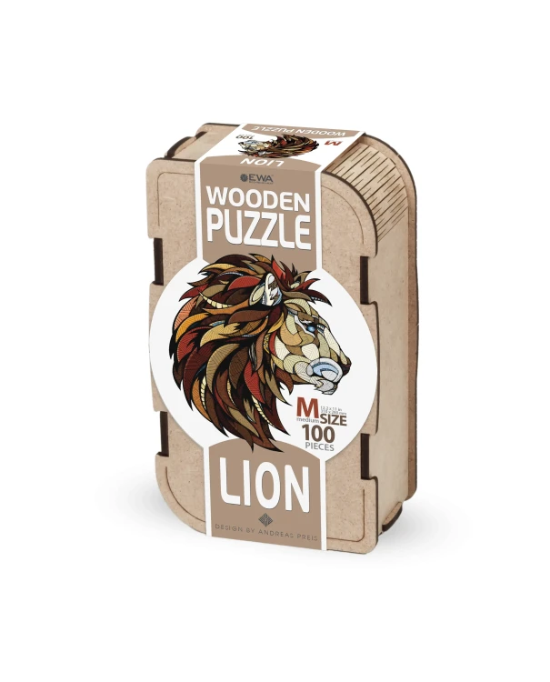Puzzle 2d - Lew M - dekoracja ścienna