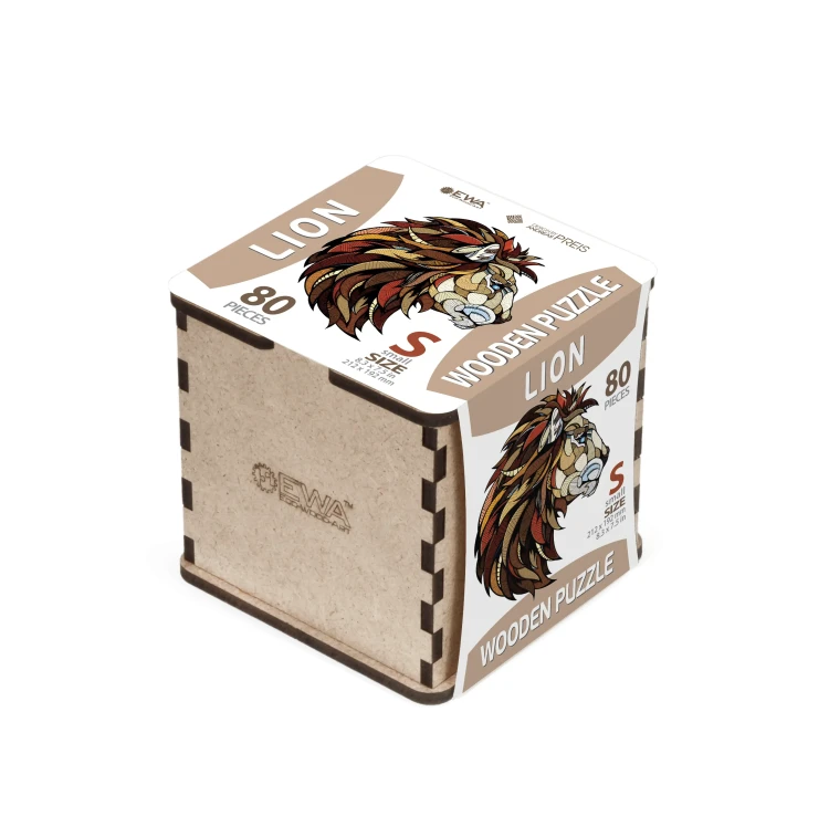 Puzzle 2d - Lew S - dekoracja ścienna