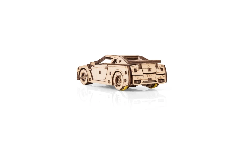 Mini samochodzik SuperCar- łatwe puzzle mechaniczne 3D