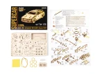 Mini samochodzik SuperCar- łatwe puzzle mechaniczne 3D