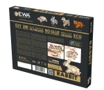 Skaczący królik- drewniane mechaniczne puzzle 3D