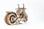 Motocykl Cruiser - ruchome, drewniane, mechaniczne puzzle 3D