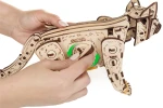 Drewniana figurka Kotek - mechaniczne puzzle 3d