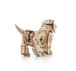 Drewniana figurka Szczeniak- mechaniczne puzzle 3d