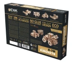 Traktor Kirovets K-7M - drewniane, mechaniczne puzzle 3D