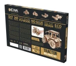 Traktor BELARUS-82- drewniane, mechaniczne puzzle 3D