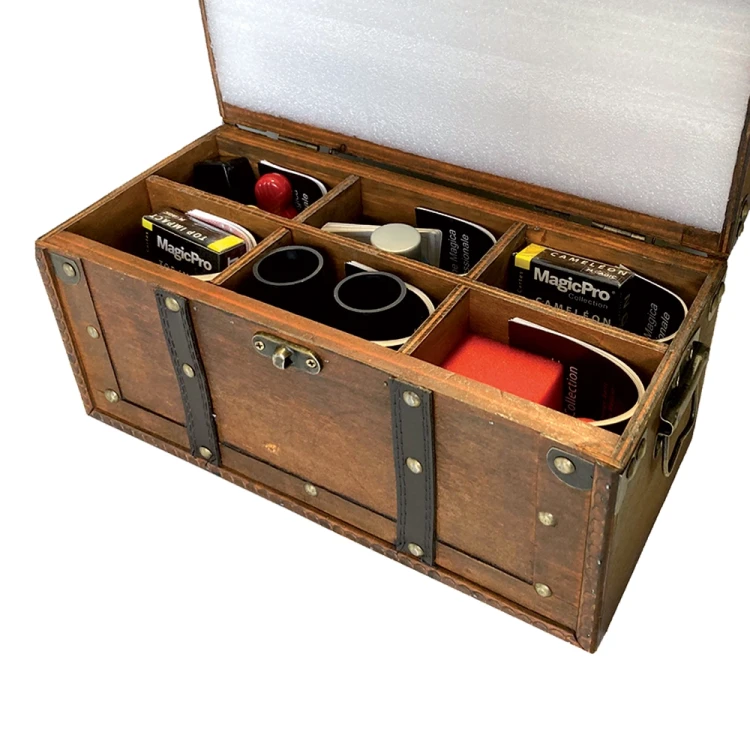 Kufer magika z rekwizytami do 6 sztuczek magicznych