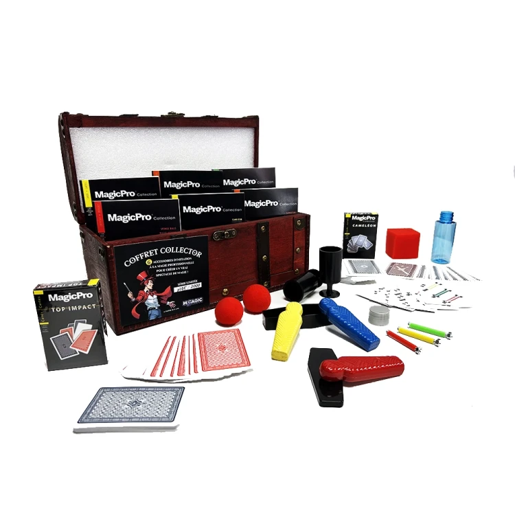 Kufer magika z rekwizytami do 6 sztuczek magicznych