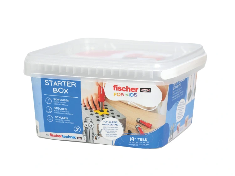 Zestaw narzędzi Starter Box mały majsterkowicz dla trzylatka