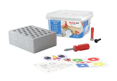 Zestaw narzędzi Starter Box mały majsterkowicz dla trzylatka