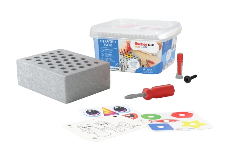 Zestaw narzędzi Starter Box mały majsterkowicz dla trzylatka