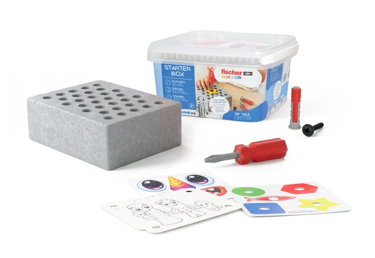 Zestaw narzędzi Starter Box mały majsterkowicz dla trzylatka
