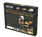 Samochód wyścigowy Racing Car Yellow- ruchome, drewniane, mechaniczne puzzle 3D