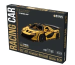 Samochód wyścigowy Racing Car Yellow- ruchome, drewniane, mechaniczne puzzle 3D