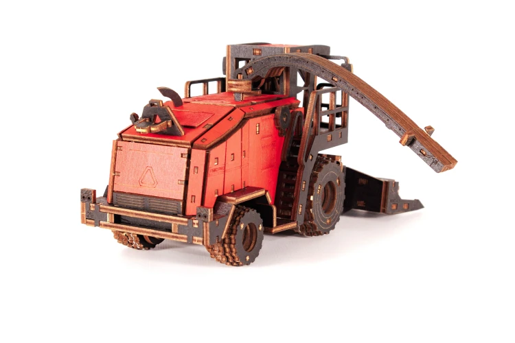 Drewniany model kombajnu FS80 PRO 580 el. kombajn do składania