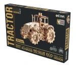 Traktor - drewniane, mechaniczne puzzle 3D