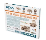 Wywrotka BELAZ Mini - drewniane, mechaniczne puzzle 3D