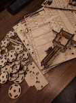 Wywrotka BELAZ Mini - drewniane, mechaniczne puzzle 3D