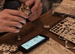 Wywrotka BELAZ Mini - drewniane, mechaniczne puzzle 3D