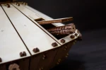 Czołg Leonarda da Vinci - drewniane, mechaniczne puzzle 3D