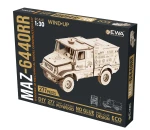 Ciężarówka MAZ 6440- drewniane mechaniczne puzzle 3D