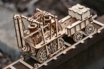 Model kolejki Locomotion - drewniane mechaniczne puzzle 3D